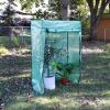 Sunnydaze Deluxe Potted and Tomato Plant Greenhouse – Portable Plant Starter Hothouse Tent with Roll-Up Zippered Door – Green