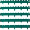 Sunnydaze 16′ Metal Landscape Edging Border – 5-Pack of 4 2 x 7 Steel Garden Edging for Landscaping – Brown – Straight(Green)