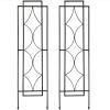 Sunnydaze 32-Inch Traditional Decorative Outdoor Trellis – Metal Wire Garden Trellis for Climbing Plants and Flowers – Set of 2(Chic Diamonds – 48″)