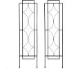 Sunnydaze 32-Inch Traditional Decorative Outdoor Trellis – Metal Wire Garden Trellis for Climbing Plants and Flowers – Set of 2(Chic Diamonds – 60″)