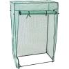 Sunnydaze Deluxe Potted and Tomato Plant Greenhouse – Portable Plant Starter Hothouse Tent with Roll-Up Zippered Door – Green