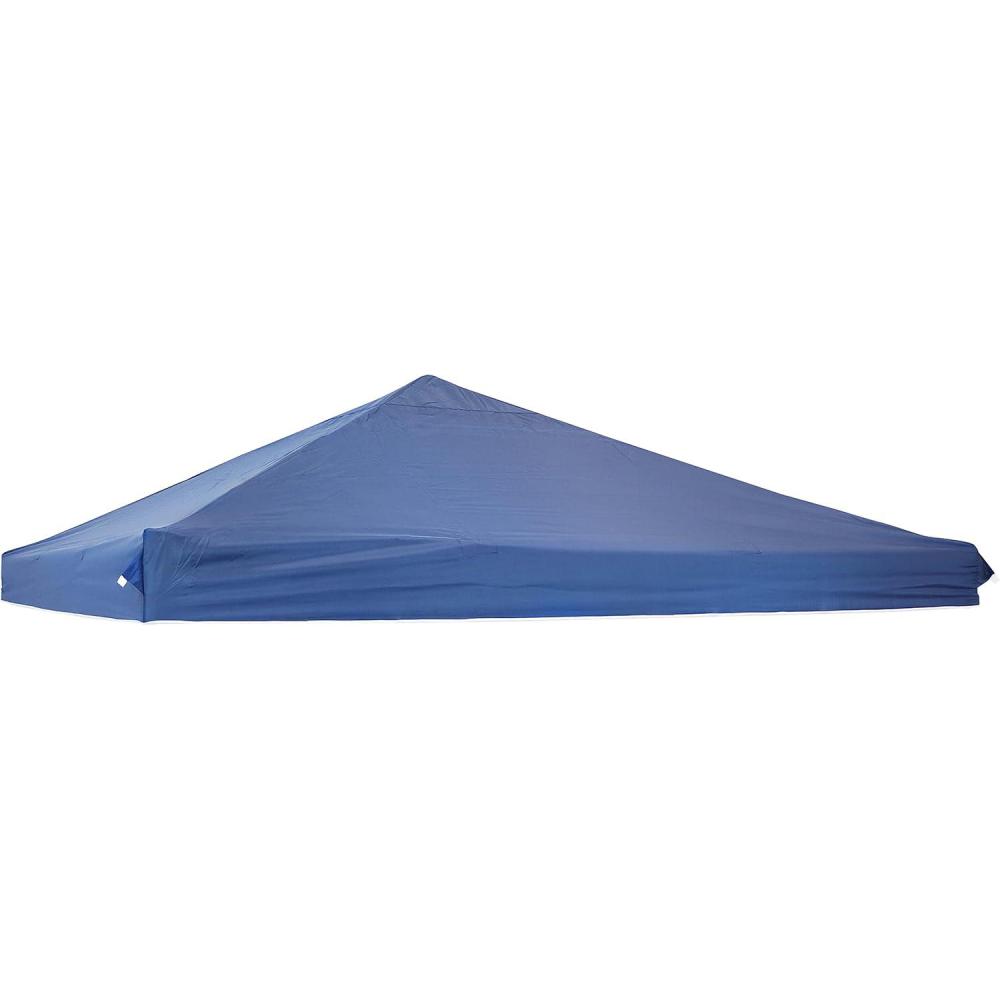 imageSunnydaze 10x10 Canopy Replacement Top Replacement Canopy Cover Only HeavyDuty PUCoated 150D Oxford Fabric BlueBlue