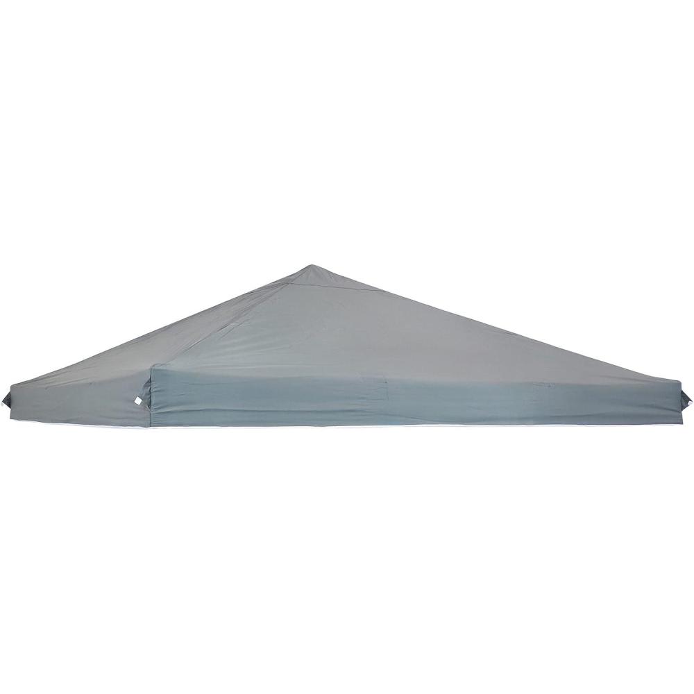 imageSunnydaze 10x10 Canopy Replacement Top  Replacement Canopy Cover Only  HeavyDuty PUCoated 150D Oxford Fabric  BlueGray