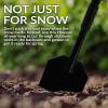 Heavy-Duty Long Handle Ice Scraper & Chopper – Steel Flat Head Shovel Floor Scraper for Gardens, Driveways & Sidewalks