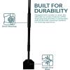 Heavy-Duty Long Handle Ice Scraper & Chopper – Steel Flat Head Shovel Floor Scraper for Gardens, Driveways & Sidewalks