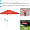 Sunnydaze 12 x 12-Foot Premium Pop-Up Canopy with Rolling Carry Bag – Straight Leg Folding Outdoor Shade Shelter – Red(Red)