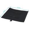 Sunnydaze Polyester Sandbag Canopy Weights – Fillable Canopy Anchors – Easy to Attach – Set of 4 – Black