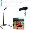 Sunnydaze Steel U-Shape Hanging Egg Chair Stand – Indoor and Outdoor Use – 330-Pound Weight Capacity – 76 Inches Tall