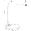 Sunnydaze Steel U-Shape Hanging Egg Chair Stand – Indoor and Outdoor Use – 330-Pound Weight Capacity – 76 Inches Tall