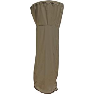 Sunnydaze 94-Inch Tall Heavy Duty Reinforced PVC Propane Patio Heater Cover – Drawstring and Toggle Closure – Khaki