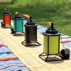 Sunnydaze Metal Tabletop Torches, Outdoor Patio and Lawn Torch, Multi-Color, Set of 4(1)