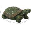 Sunnydaze Terrance The Tortoise 9-Inch Long Polystone Indoor/Outdoor Garden Statue(1)
