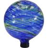 Sunnydaze 10-Inch Gazing Ball for Garden – Glass Gazing Globe for Outside – Garden Orb Yard Decor – Bright Summer Burst – Set of 2(Northern Lights)
