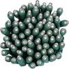 Sunnydaze 70-LED Outdoor Christmas Lights – Indoor or Outdoor String Lights – 22-Foot Lighted Length – 5mm Wide Angle Style Bulbs – White(White)
