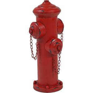 Sunnydaze Fire Hydrant for Dogs to Pee On – Dog Fire Hydrant Pee Post for Potty Training – Red Powder-Coated Paint Finish – 21″ H(14-Inch)