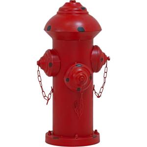 Sunnydaze Fire Hydrant for Dogs to Pee On – Dog Fire Hydrant Pee Post for Potty Training – Red Powder-Coated Paint Finish – 21″ H(21-Inch)