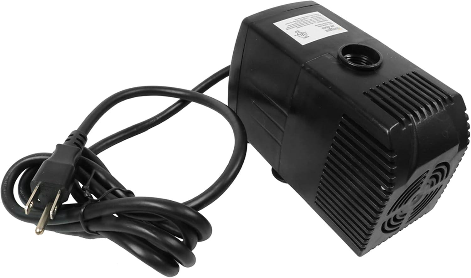 imageSunnydaze 660 GPH Submersible Pump with Filter  3 Spray Heads  120 Volts  For Ponds or Outdoor Fountains