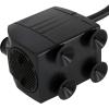 Sunnydaze 200 GPH Submersible Water Pump – 12W, 12V Small Fountain Pump with Adjustable Flow, White LED Light & Transformer for Outdoor Fountains, Bird Baths, Aquariums