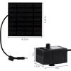Sunnydaze 40 GPH Submersible Solar Water Pump Kit – For Garden, or Pool – 1.6-Foot Max Lift – No Batteries Required