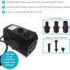 Sunnydaze 660 GPH Submersible Pump with Filter – 3 Spray Heads – 120 Volts – For Ponds or Outdoor Fountains