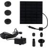 Sunnydaze 40 GPH Submersible Solar Water Pump Kit – For Garden, or Pool – 1.6-Foot Max Lift – No Batteries Required