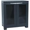 Sunnydaze Storage Cabinet – Plastic Storage Cabinet – 48.75″ H – Garage, Office, Home, Laundry Room(2-Window – 25.5″ H)