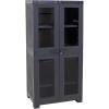 Sunnydaze Storage Cabinet – Plastic Storage Cabinet – 48.75″ H – Garage, Office, Home, Laundry Room(4-Window – 48.75″ H)