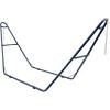 Sunnydaze Universal Double Hammock Stand Only – 550-Pound Capacity – Heavy-Duty Hammock Stand for Outside – Fits 9 to 14 Foot Hammocks – Black(Blue)
