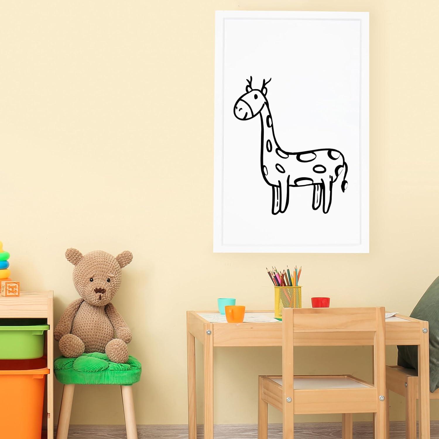 imageSunnydaze Magnetic Dry Erase Board for Wall 36quot x 24quot WoodFramed Whiteboard