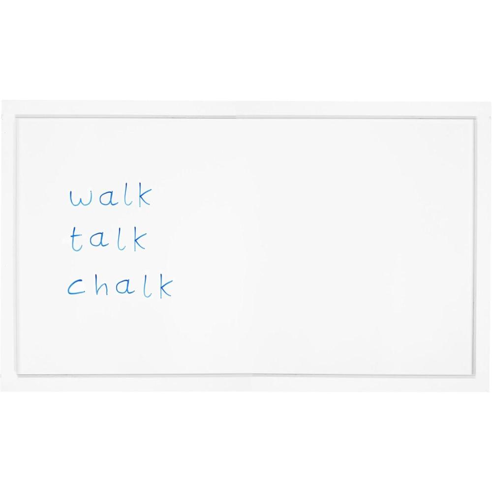 imageSunnydaze Magnetic Dry Erase Board for Wall 36quot x 24quot WoodFramed Whiteboard