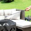 Sunnydaze 26-Inch Steel Fire Pit Poker Stick – Wood Handle – for Indoor or Outdoor Use