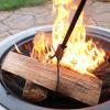 Sunnydaze 36-Inch Log Grabber Tongs – Outdoor Fire Pit Tongs – Spring Lever Action – Black