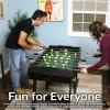 Sunnydaze 48-Inch Foldable Foosball Table – Indoor Game Table for Kids with Hollow Metal Rods, 2 Balls, Score Keeper
