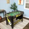 Sunnydaze 48-Inch Foosball Table for Home, Game Room with 2 Balls – Standard Size Soccer Tabletop