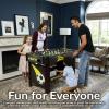 Sunnydaze 48-Inch Foosball Table for Home, Game Room with 2 Balls – Standard Size Soccer Tabletop