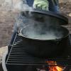 Sunnydaze 8-Quart Pre-Seasoned Cast Iron Deep Black Dutch Oven Pot with Lid and Handle – Camp Chili, Stew, and Soup Pot