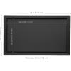 Sunnydaze Large Magnetic Chalkboard for Wall with Pine Frame – Blackboard for Wall Includes Chalk and Eraser – Black(Black)