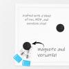 Sunnydaze Magnetic Dry Erase Board for Wall – 36″ x 24″ Wood-Framed Whiteboard