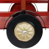 Sunnydaze Rustic Red Truck Sheet Iron Countertop Wine Rack – Holder Stores 4 Wine or Liquor Bottles