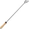 Sunnydaze 26-Inch Steel Fire Pit Poker Stick – Wood Handle – for Indoor or Outdoor Use
