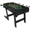 Sunnydaze 48-Inch Foldable Foosball Table – Indoor Game Table for Kids with Hollow Metal Rods, 2 Balls, Score Keeper