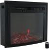 Sunnydaze Black Contemporary Indoor Electric Fireplace Insert – Wall Mount Electric Fireplace Heater with 9 Color Options – 23-Inch(23 in)