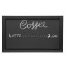 Sunnydaze Large Magnetic Chalkboard for Wall with Pine Frame – Blackboard for Wall Includes Chalk and Eraser – Black(Black)