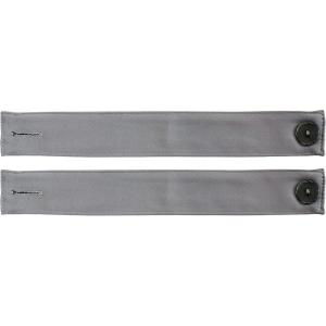 Sunnydaze 13.5-Inch Polyester Curtain Tiebacks with Resin Buttons – Holdbacks for Curtains and Drapes – 2-Pack – Gray(Gray)