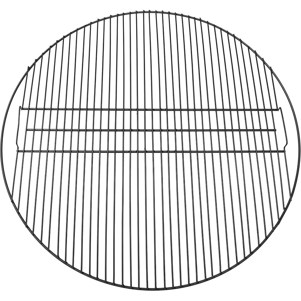 imageSunnydaze Round Outdoor Fire Pit Cooking Grate  HeavyDuty Black Steel Grilling Rack  40Inch