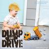 Sunnydaze Dump and Drive Remote Control Dump Truck Toy – Light-Up RC Construction Truck Toys – Birthday for Kids Ages 3+