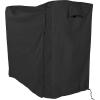 Sunnydaze Firewood Rack Cover 5-Foot – Outdoor Firewood Cover – Wood Rack Storage Tarp for Outside – Weather Resistant – Khaki(Black)