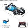 Sunnydaze Stupendous Stunts Kids Remote Control Car – RC Car with Lights, Sounds, Steam for Ages 6+ – 360-Degree Rotation