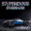 Sunnydaze Stupendous Stunts Kids Remote Control Car – RC Car with Lights, Sounds, Steam for Ages 6+ – 360-Degree Rotation
