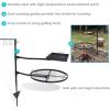 Sunnydaze Swiveling Dual-Grill Campfire Cooking Grate System – Includes 2 Height-Adjustable Grates and 1 Ground Stake